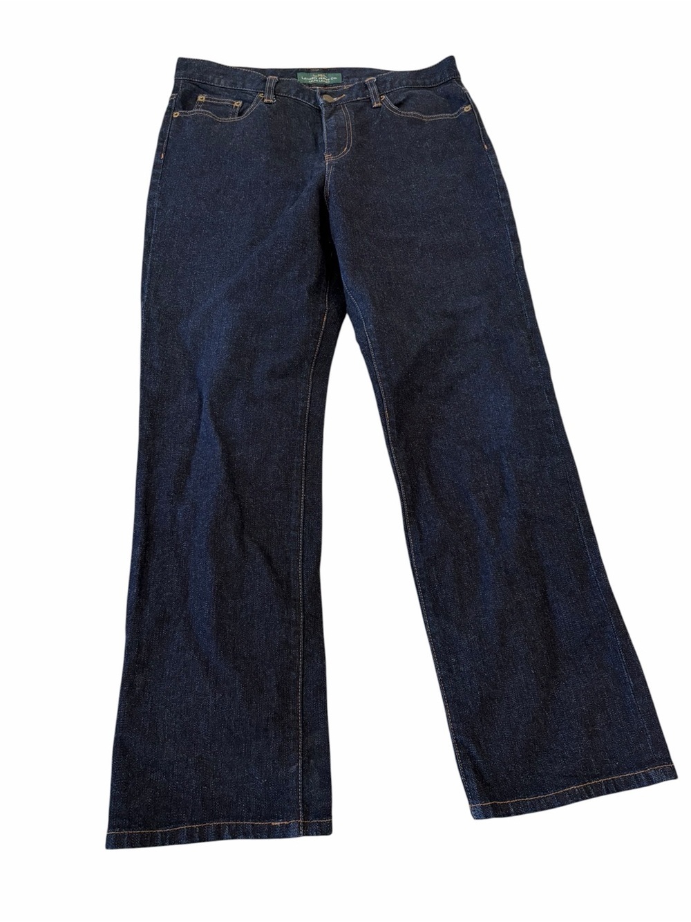 Lauren Ralph Lauren Dark Wash Bootcut Jeans Womens Size 10 Stretch Denim - Picture 1 of 7